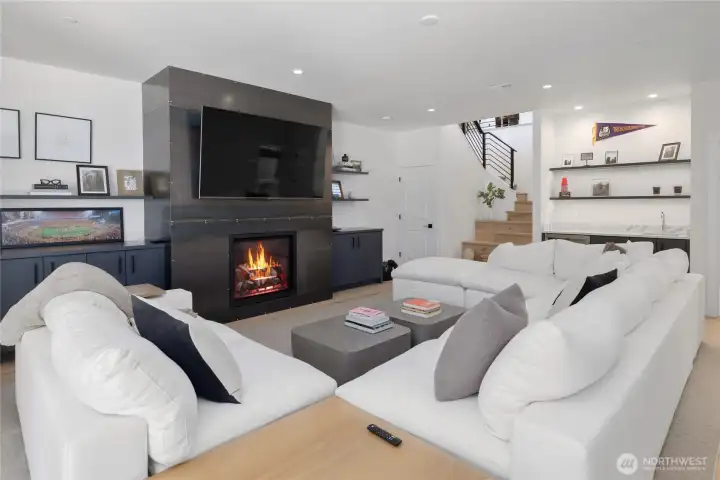 Downstairs living room space
