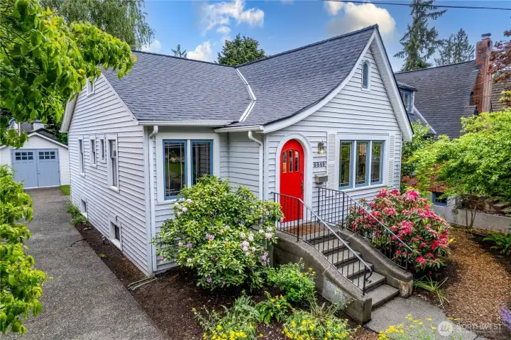 This classic Tudor is sited on one of Bryant's most coveted streets!