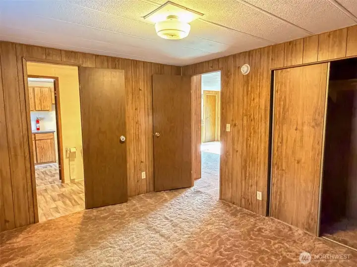2nd bedroom which has access to the guest bath