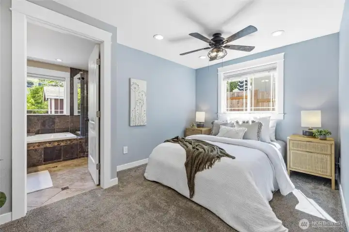 You can see it also has an updated primary bathroom connected to the primary suite. You can see it also has an updated primary bathroom connected to the primary suite.