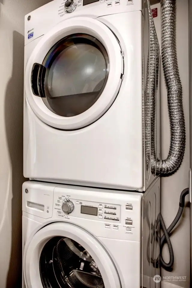 A full-sized laundry room.