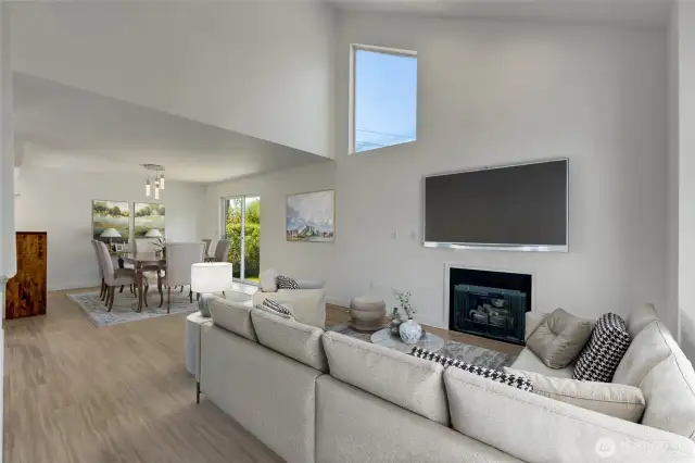 Home is virtually staged