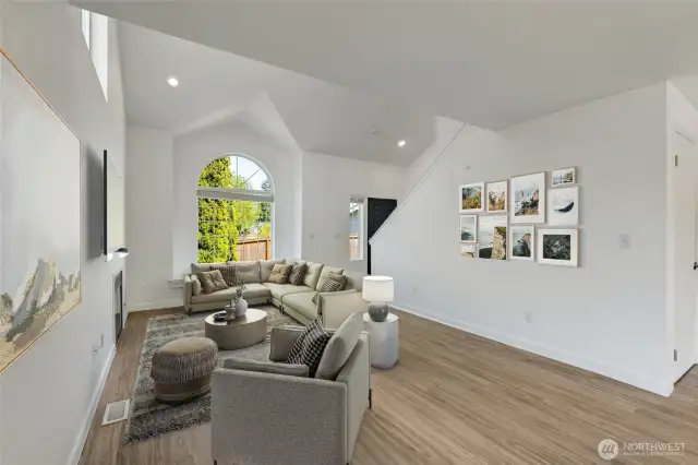 Home is virtually staged