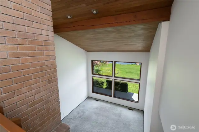View from loft walkway area.