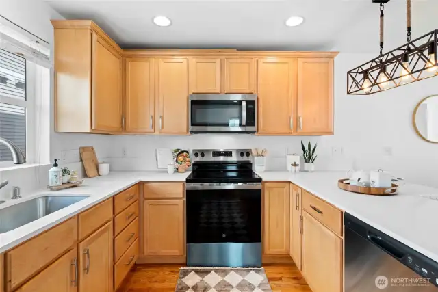 New appliances in kitchen