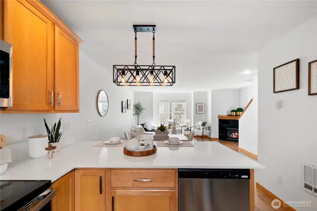 New appliances in kitchen