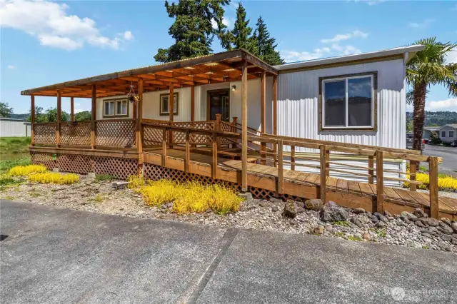 Ramp up to Front Door