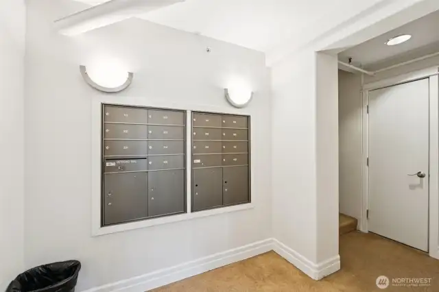 Inside mail boxes