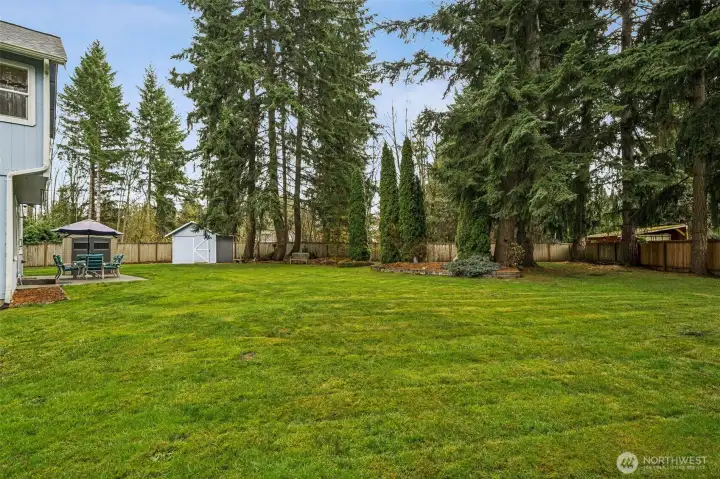 Huge backyard for your entertaining activities.