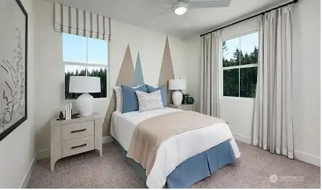 Rendering - Not actual home - Bed 4 on the main