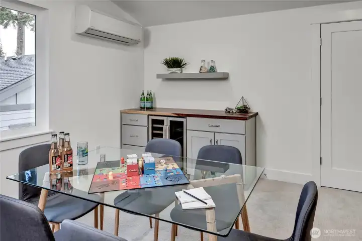 Bonus/Rec Room with Wine Cooler