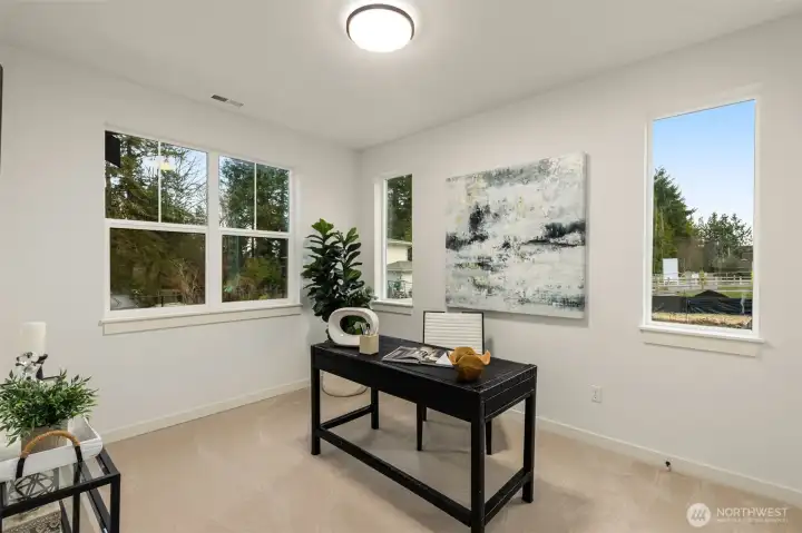 Photos of completed model home on #11. Color, spec, and floorplan may vary.