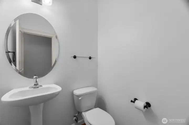 1/2 on the main level