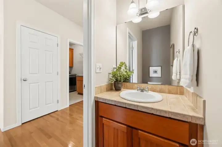 Main floor powder room.