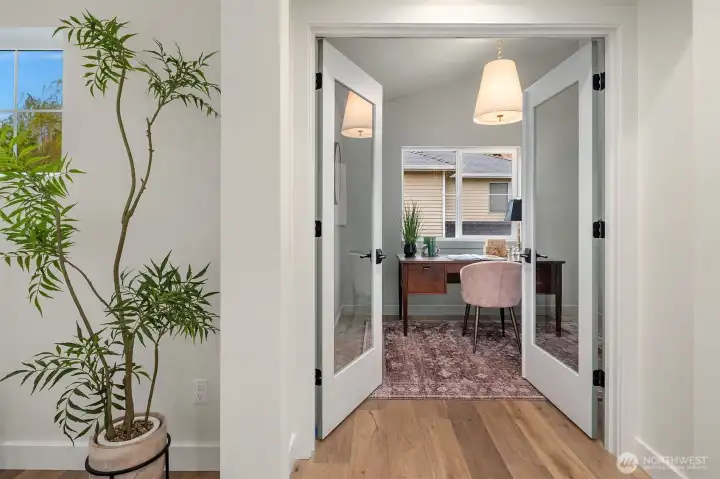 Upstairs office space