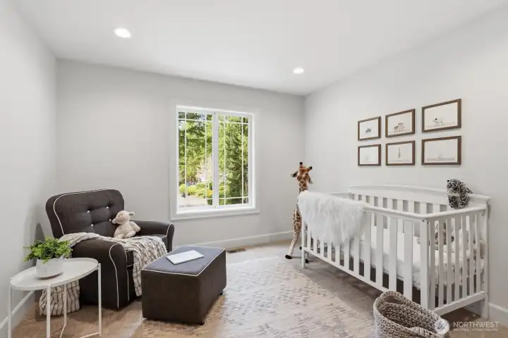 Three additional bedrooms on the upper level all with new paint, millwork, hardware and carpet.