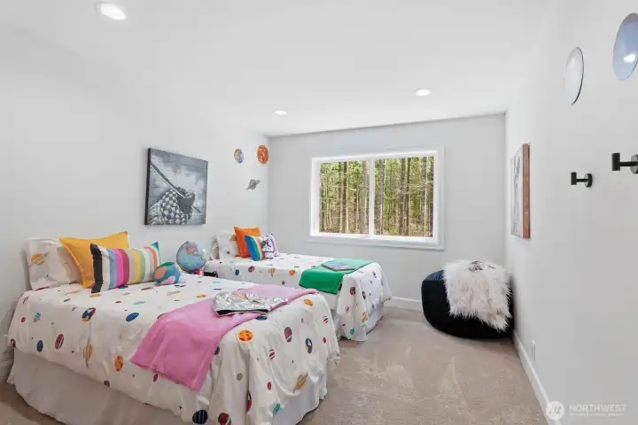 Solid-core wood doors throughout the home provide a premium, durable, and cohesive look.