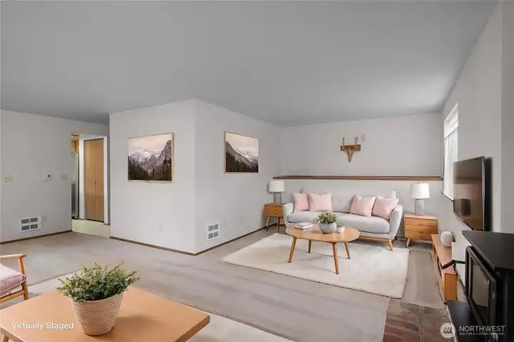 Virtual Staging of the living room Virtual Staging of the living room
