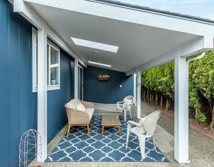 Covered patio