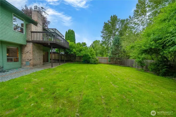 Beautiful trees create a private, nature-filled setting Beautiful trees create a private, nature-filled setting