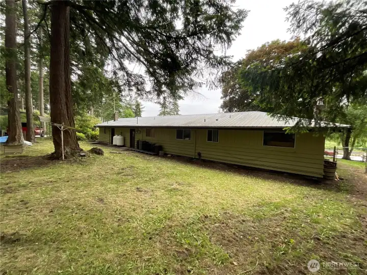 Rear of home