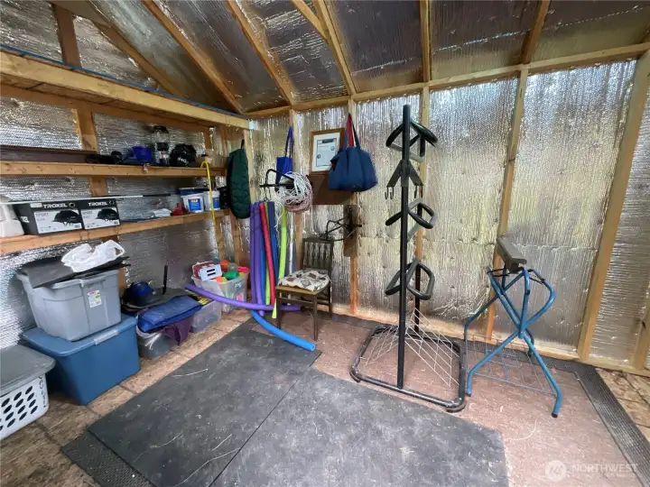 Interior Tack Room/Shed