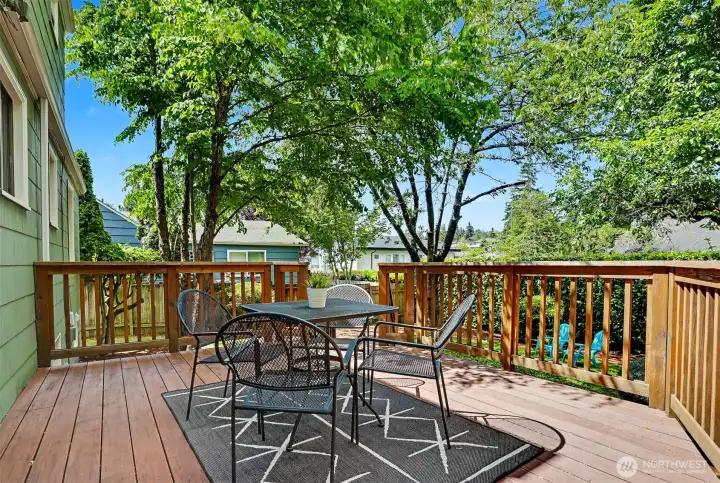 Another view from the back deck.