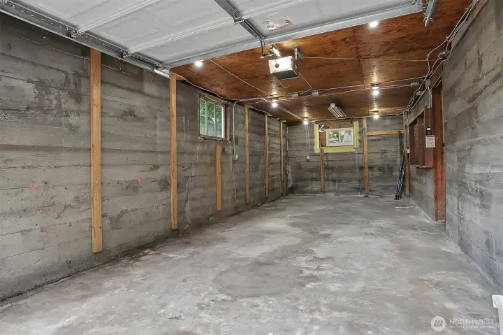 Plenty of room for a car and extra storage.