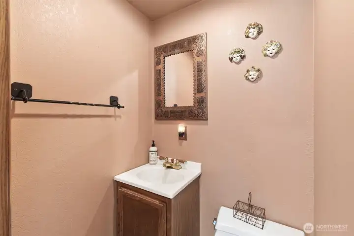 .5 bath off living .5 bath off living