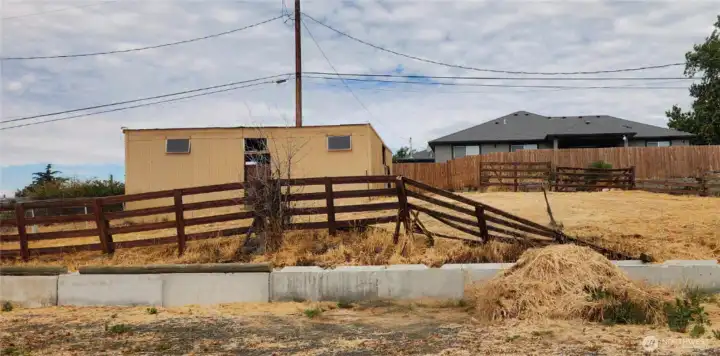Horse barn