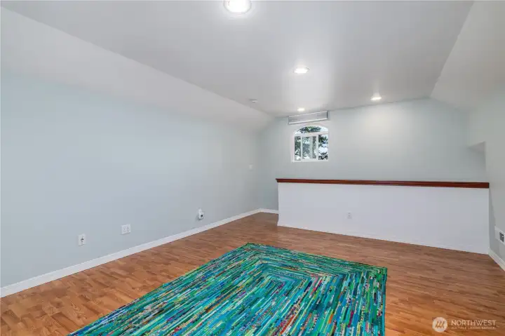 So many options for this huge upper bonus room