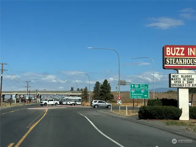 Property is right off Interstate I-90, exit 109 in Ellensburg