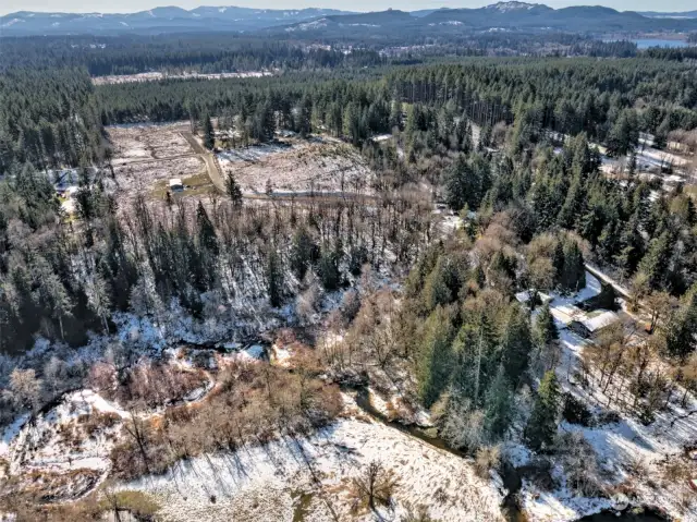 2023 winter drone view