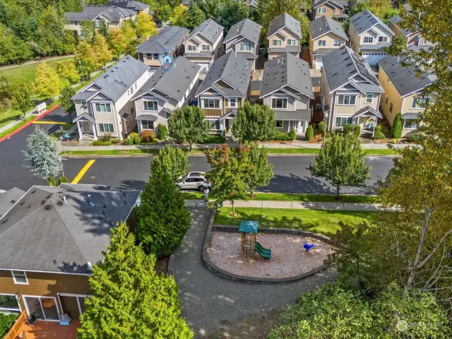 Playground across the house