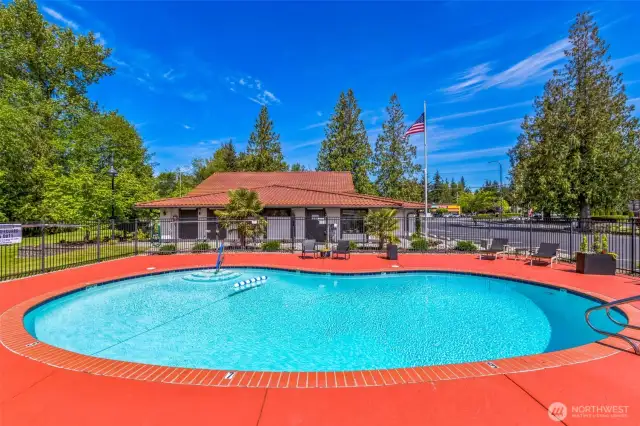 Next to the clubhouse is the seasonal pool and dry sauna. Located throughout the park are convenient pet stations and to the rear of the park is the RV storage for a nominal fee.
