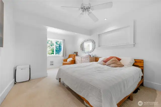 Spacious bedroom