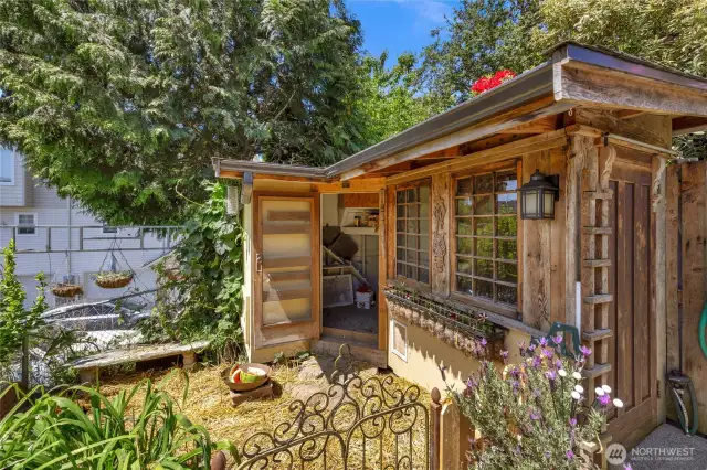 Chicken coup and Sauna