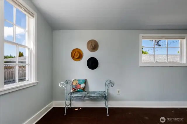 Mudroom with lots of room and possibilities!