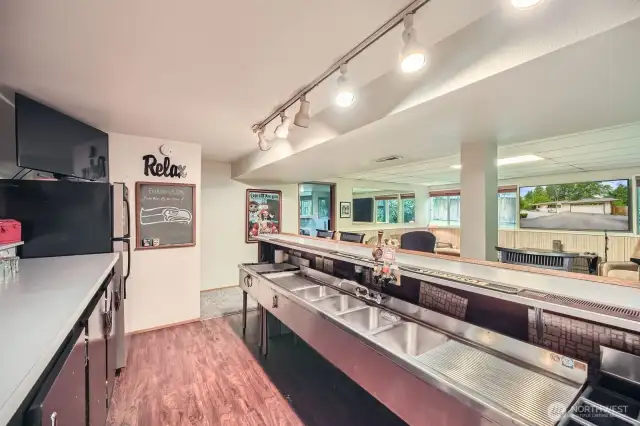 Downstairs Bar sinks and fridges from the historical famous Porterhouse Restaurant!