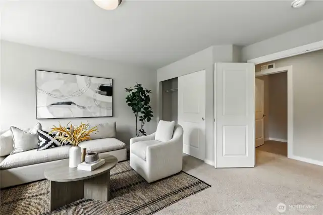 Large Bedroom or Flex room for play, media or games.
