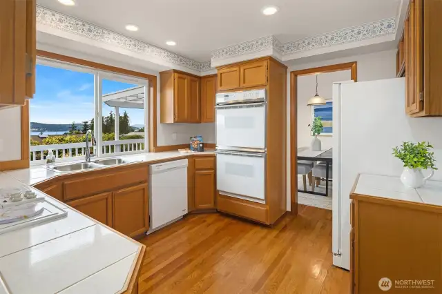 Kitchen Space with a Double Oven
