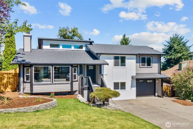 Updated exterior with recent paint and roof