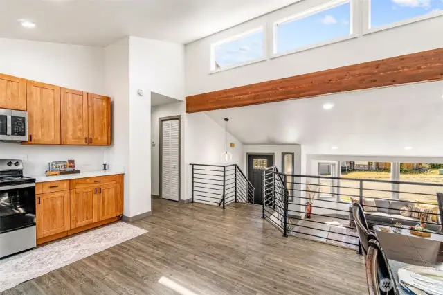 Open kitchen concept