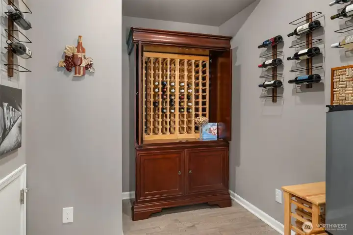 Enjoy a glad in your wine room.