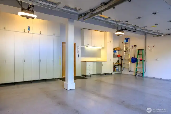 California closets added to the garage for extra storage.