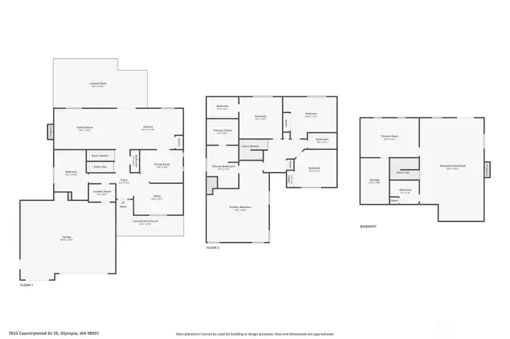 This floorplan tells the whole story. Three distinct levels create true estate style living, with space that adapts as life changes instead of boxing you into one phase. The layout works beautifully for multigenerational living, guests, family, work from home setups, or just spreading out without feeling disconnected. With 4,038 square feet of thoughtfully planned living space, the flow feels intentional and comfortable, not overwhelming. Finding this much usable space on a 1.28 acre lot, this close to your favorite amenities, is a rare combo that just makes sense.