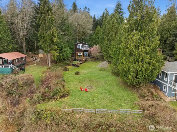 Enjoy .65 acres, peaceful and serene property.