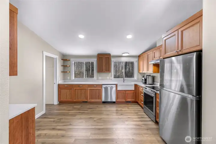 Kitchen with dining area