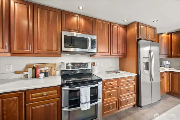 Thoughtful storage solutions keep your kitchen clutter-free and functional.