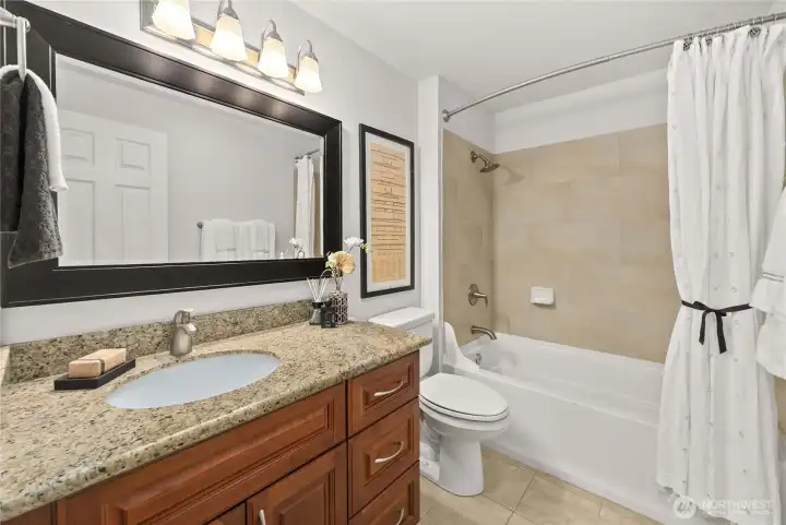 Upstairs guest bathroom